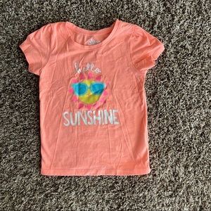 💜💜💜Girls Hello Sunshine Summertime Top